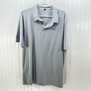 Vuori Men’s XL Gray Polo Shirt Style #V188 Performance Athleisure